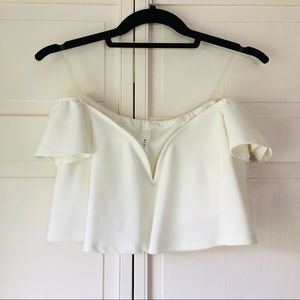 Blue Blush Tops - Blue Blush Crop Top Blue Blush Tops - Blue Blush Crop Top